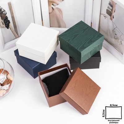 Коробочка подарочная под браслет/часы «Дерево», 9×9, МИКС