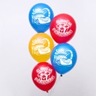 Воздушные шары «С Днем Рождения», Тачки, 5 шт., 12" - фото 8977373