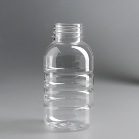 Бутылка одноразовая «Бочонок», 300 мл, горлышко d=3,3 см, без крышки, цвет прозрачный