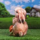 Садовая фигура "Зайцы парочка" 29х16х25см - Фото 9