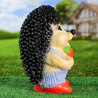 Садовая фигура из гипса «Ёж Семён с клубничкой», 17×17×35 см - Фото 4