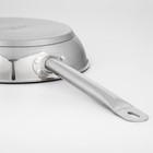 Сковорода Катунь «Общепит», d=26 см, толщина корпуса 0.6 мм, дно 3.5 мм, капсульное дно, индукция, нержавеющая сталь - Фото 5