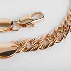Браслет металл "Цепь" плетение ромб, продолговатый карабин, цвет золото, ширина 8 мм, L=21,5 см - фото 25616772