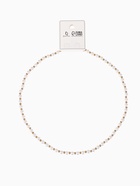 Бусы «Жемчуг» дуэт бусин, шар №6, белые в золоте, 53 см - Фото 7