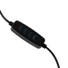 Светодиодная кольцевая лампа на штативе Luazon SNP098, 10" (26 см), 20 Вт, штатив 27-85 см - Фото 13