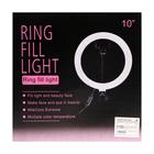 Светодиодная кольцевая лампа на штативе Luazon SNP098, 10" (26 см), 20 Вт, штатив 27-85 см - Фото 25