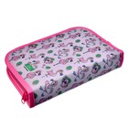 Пенал 1 секция откидной карман и косметичка 140 х 210, ткань, t, Content «Фламинго» - фото 809486785