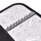 Пенал школьный, 3 секции, 14×21×4 см «Волк графика» - Фото 6