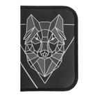 Пенал школьный, 3 секции, 14×21×4 см «Волк графика» - Фото 7