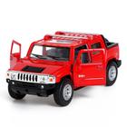 Машина металлическая Hummer H2 SUT, 1:40, открываются двери, инерция, МИКС - Фото 4