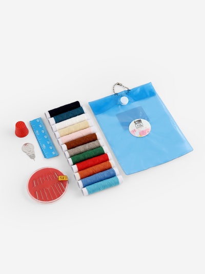 Швейный набор, 25 предметов, в чехле ПВХ, МИКС