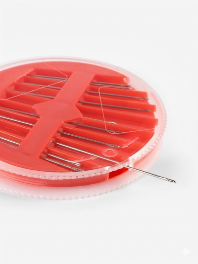 Швейный набор, 25 предметов, в чехле ПВХ, МИКС