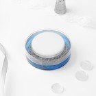 Игольница с булавками «Гвоздики», 21 мм, 200 шт., синяя - Фото 4