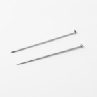 Игольница с булавками «Гвоздики», 21 мм, 200 шт., синяя - Фото 2