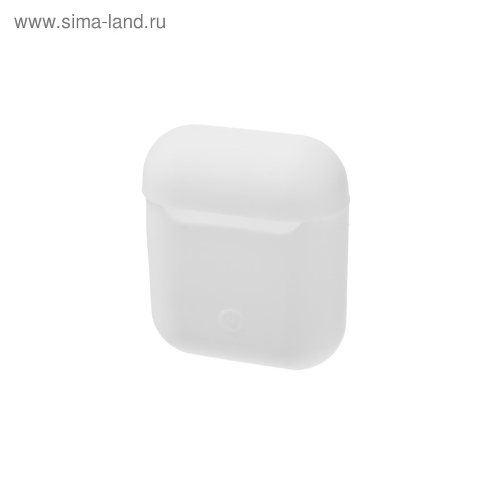 Чехол Silicon Case для AirPods, белый - Фото 1