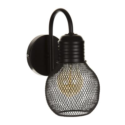 Бра «Винтаж» 1xE27 40 Вт черный 12×19×23 см