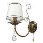 Бра «Глория» 1×40 Вт E14 бронза 20×15×35 см - Фото 1