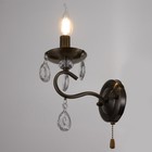 Бра «Инесса» 1×40 Вт E14 бронза 20×12×26 см - фото 57935047