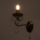 Бра «Инесса» 1×40 Вт E14 бронза 20×12×26 см - фото 57935048