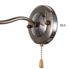 Бра «Инесса» 1×40 Вт E14 бронза 20×12×26 см - фото 57935050