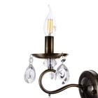 Бра «Инесса» 1×40 Вт E14 бронза 20×12×26 см - фото 57935051