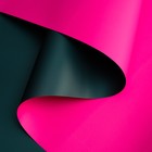 Корейская пленка для цветов перламутровая, двусторонняя, фуксия-изумруд, 0,5 х 10 м - Фото 1