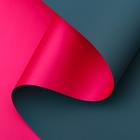 Корейская пленка для цветов перламутровая, двусторонняя, фуксия-изумруд, 0,5 х 10 м - Фото 5