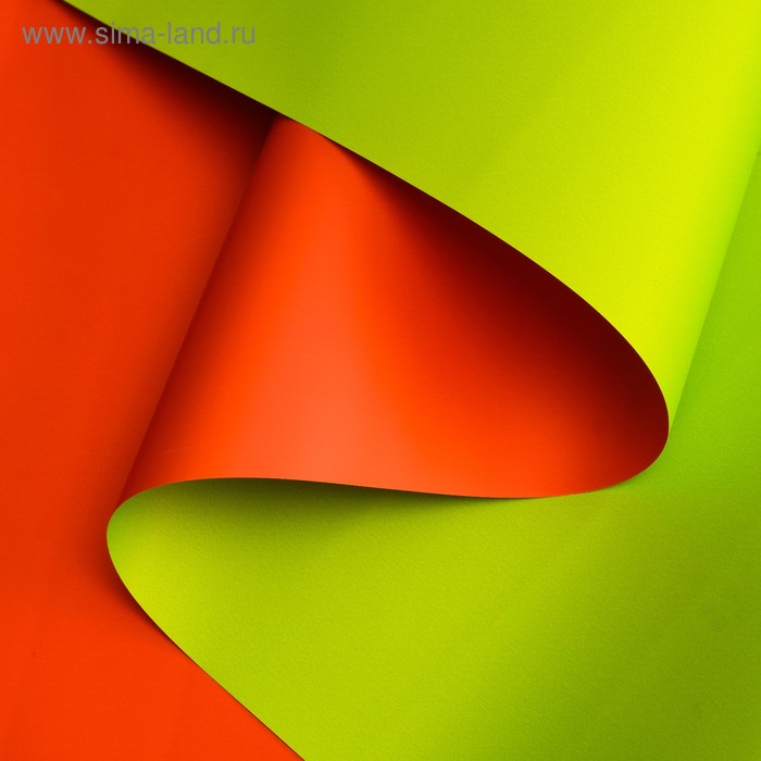 Пленка перламутровая, двусторонняя, красный-зелёный, 0,5 х 10 м - Фото 1