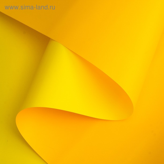 Пленка перламутровая, двусторонняя, ярко-жёлтый-жёлтый, 0,5 х 10 м - Фото 1