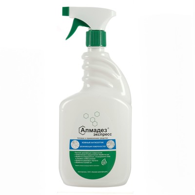 Антисептик «Алмадез-Экспресс», кожный, дезинфекция поверхностей, спрей, 1 л