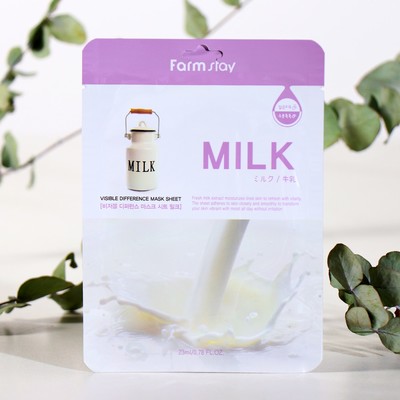 Тканевая маска с молочными протеинами Farmstay, 23 мл