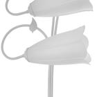 Торшер "Флекс" 3х40Вт Е27 белый 46х30х155 см. - Фото 5