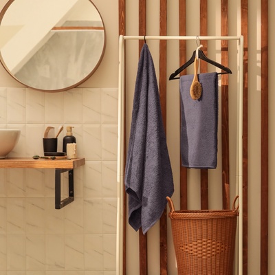 Полотенце махровое Этель «Терри» 50×90 см, серый