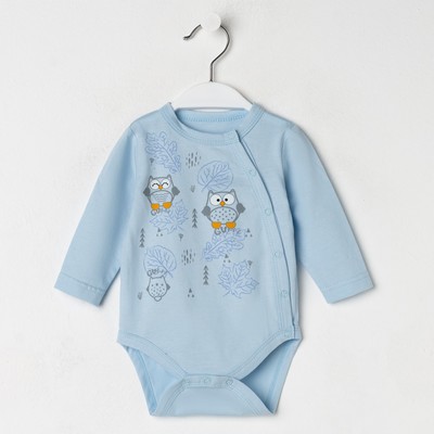 Боди, цвет голубой, рост 56 см (40)