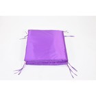 Подушка-матрас водоотталкивающ. 195х63х3,5 см, плащевка полиэстер 100%, цвет фиолет, синтетическое волокно - Фото 2