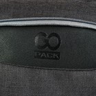 Рюкзак молодёжный GoPack 119L, 43.5 х 30 х 11, Сity, черный - Фото 11