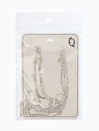 Серьги клипсы для ушей QF «Лёд», классика, белые в серебре - Фото 7