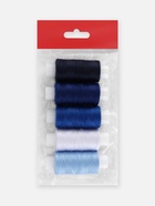 Набор ниток 40ЛШ, 200 м, 5 шт, цвет синий спектр - Фото 5