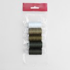 Набор ниток 40ЛШ, 200 м, 5 шт, цвет хаки спектр - Фото 2