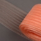 Регилин плоский, гофрированный, 70 мм, 5 ± 0,5 м, цвет персиковый - Фото 1