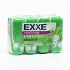 Крем-мыло Exxe 1+1, "Зеленый чай", зеленое полосатое, 4 шт. по 90 г - Фото 2