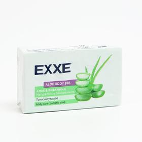 Мыло Exxe Body Spa, Банное, "Алоэ & витамин Е", зеленое, 160 г 4938651