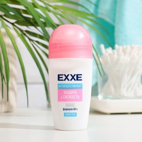 Антиперспирант ролик Exxe 'Защита и свежесть' розовый sensitive, 50 мл