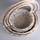 Набор корзин, 4 шт, 50x18x50х38 см, 45x16x45x33 см, 38x14x39.5x29 см - фото 25303650