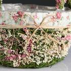 Набор корзин, 2 шт, из травы, 1:22X22X13/32  см, 2:16X16X10/25  см - фото 25630865