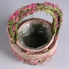 Набор корзин, 2 шт, из травы, 1:20.5X20.5X12.5/32 см, 2:16.5X16.5X11/27 см - Фото 3