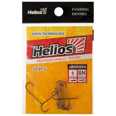 Крючок Helios Aberdeen № 6, 10 шт.