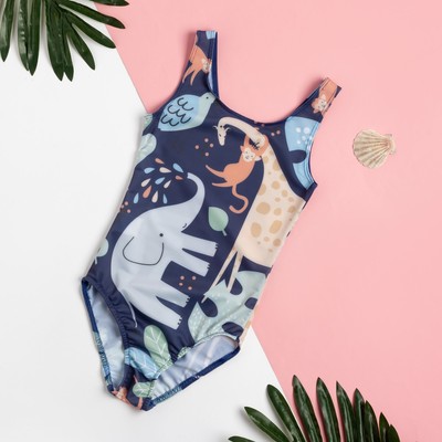 Купальник детский KAFTAN «Сафари», рост 98-104, синий