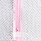 Мешок для стирки белья, 30×40 см, мелкая сетка, цвет белый - Фото 3