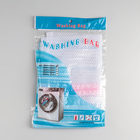 Мешок для стирки белья, 30×40 см, мелкая сетка, цвет белый - Фото 4